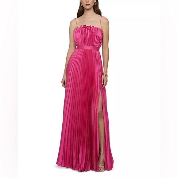 $698 AmurArora Pleated Gown size 6